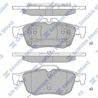 Тормозные колодки SANGSIN Hi-Q (SANGSIN) SP1396