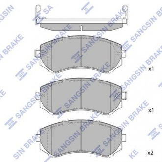 Тормозные колодки SANGSIN Hi-Q (SANGSIN) SP1492