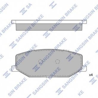Тормозные колодки SANGSIN Hi-Q (SANGSIN) SP1540