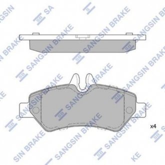 Тормозные колодки SANGSIN Hi-Q (SANGSIN) SP1562