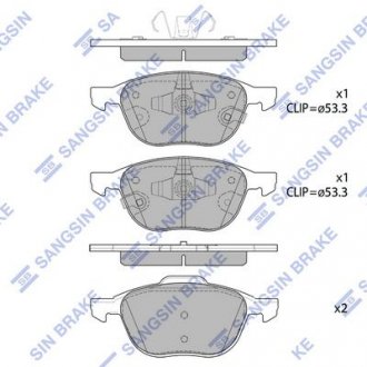 Тормозные колодки SANGSIN Hi-Q (SANGSIN) SP1712