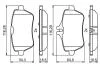 Колодки тормозные (задние) MB S-class (W222/V222/X222/C217) 13- BOSCH 0986494790 (фото 2)