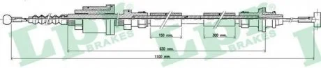 Трос зчеплення LPR C0251C
