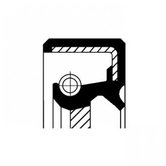 Сальник коленчатого вала (передний) Kia Sorento-02 (48x62x8) CORTECO 19035154B