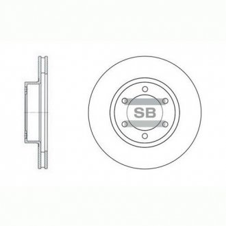 Тормозной диск SANGSIN Hi-Q (SANGSIN) SD4004