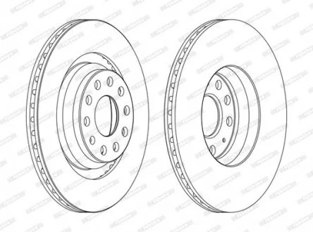 Гальмівний диск FERODO DDF1503C