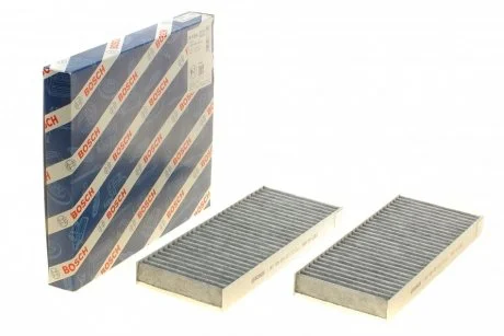 Фільтр салону Renault Latitude 2.0/3.0dCi 10-(вугільний) (к-кт 2 шт.) BOSCH 1987435534