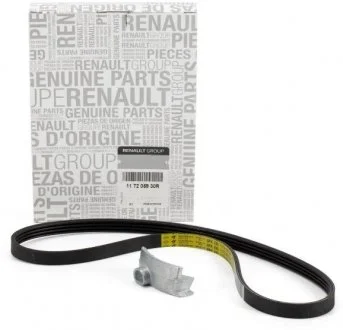 Ремінь аксесуарів (D4F 1.2) RENAULT 117205930R