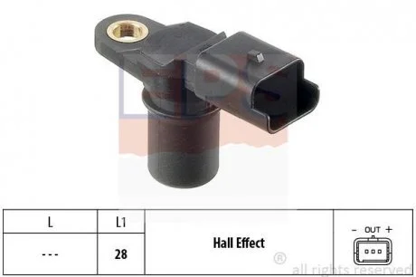 Датчик положення р/валу Dacia Logan, Sandero Renault Clio II, Kangoo, Megane II, Scenic II/Grand Scenic II, Thalia 1.5dCi 06.01- EPS 1.953.348