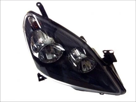 Фара прав. H7/H1 з поворотником, черна рамка,авт. регул.с моторчиком -06 [] DEPO 442-1149R-LDEM2