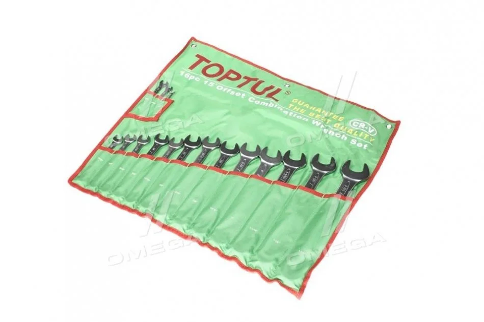 Набір ключів комбінованих дюймових 16 шт. (1/4" - 1-1/4") GBAA1603 TOPTUL Toptul GBAA1604 (фото 1)