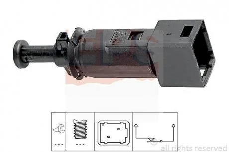 Перемикач світла "стоп" Nissan, Opel, Renault Clio, Kangoo, Master, Traff EPS 1.810.148