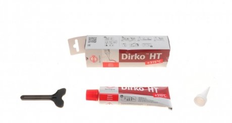 Герметик Dirko HT (-60°C +315°C) 70мл (красный) ELRING 705.708