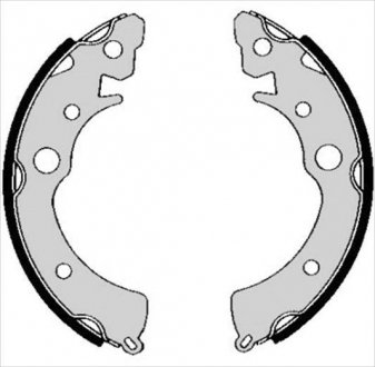 Тормозные колодки барабанные, к-кт. STARLINE BC 04810