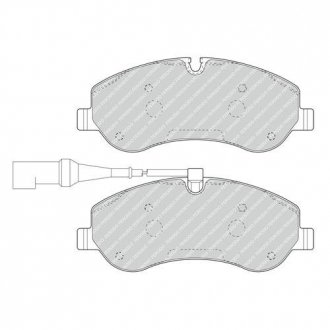 Гальмiвнi колодки, к-кт. FERODO FVR4909