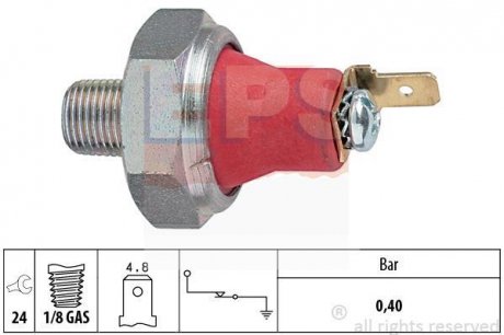 Датчик тиску масла Daewoo Matiz 1998- EPS 1.800.173