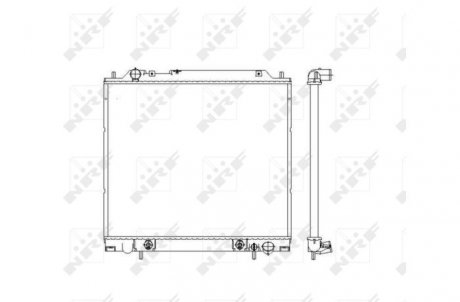 Радіатор охолодження Mitsubishi L400 95-05 NRF 55343