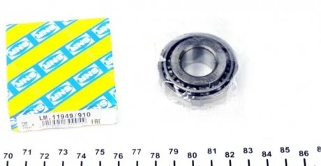 Підшипник (19,05x45,24x15,49) SNR NTN LM.11949/910