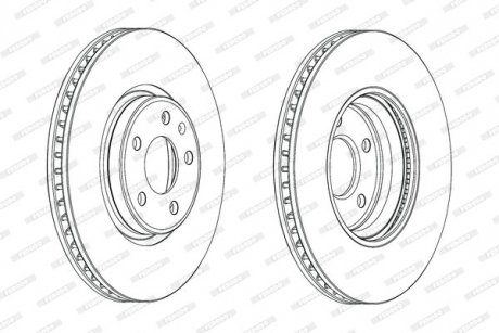Гальмівний диск FERODO DDF1996C-1