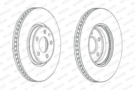 Гальмівний диск FERODO DDF1996C-1