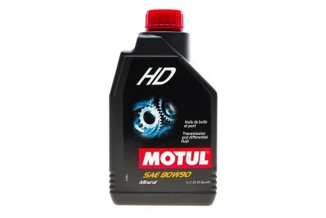 Олива трансмісійна 80W90 HD (1L) (100102/105781) MOTUL 317501