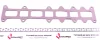 Прокладка коллектора выпускного Citroen Jumper/Fiat Ducato 3.0D 06- VICTOR REINZ 71-38362-00 (фото 3)