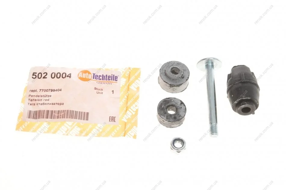 Тяга стабилизатора (переднего) Renault Kangoo 97- AUTOTECHTEILE 502 0004 (фото 1)