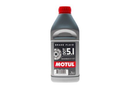 Рідина гальмівна DOT5.1 (1л) Гальмівна рідина (105836) MOTUL 807001