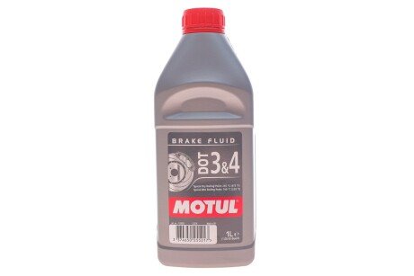 Рідина гальмівна DOT 3&4 (1L) (105835) MOTUL 807901