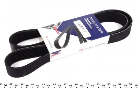 Ремінь генератора Mazda 3/5/6 2.0 DI/CD 02-10 (8PK1225) HUTCHINSON 1225 K 8