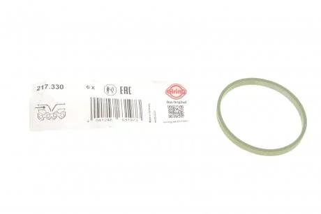 Прокладка колектора з незатверділої вулканізованої гуми ELRING 217.330
