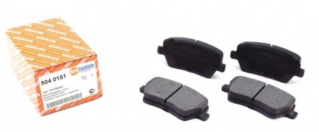 Колодки гальмівні AUTOTECHTEILE 504 0151