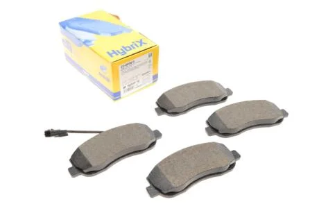 Колодки гальмівні (передні) Renault Master III/Opel Movano B/Nissan NV400 10-(+датчик) Metelli 22-0898-0