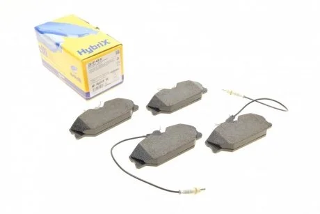 Колодки гальмівні (передні) Renault Laguna I 93-01/Megane I 96-03/Safrane 92-00 (з датчиком) Metelli 22-0142-0