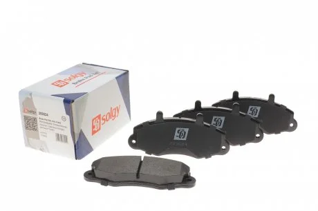 Колодки гальмівні (передні) Ford Transit 91-00 14" SOLGY 209024