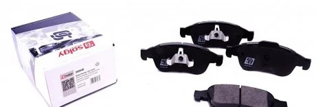 Колодки гальмівні (передні) Renault Fluence/Megane/Scenic 08- SOLGY 209040