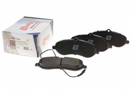 Колодки гальмівні (передні) Fiat Scudo 07- (з датчиком) SOLGY 209043