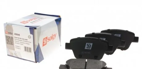 Колодки гальмівні (задні) VW Caddy 10- SOLGY 209046