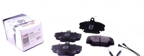 Колодки гальмівні (передні) Dacia Logan 04-/Renault Symbol/Clio/Megane/Peugeot 309 (з датчиком) SOLGY 209059