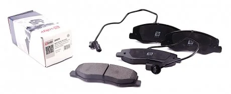 Колодки гальмівні (задні) Renault Master 10- (спарка) (з датчиком) SOLGY 209078