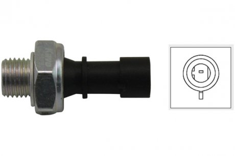 Датчик давления масла Citroen Jumper/Peugeot Boxer 2.8HDi 95- (M14x1.5) (черный) KAVO EOP-8502 (фото 1)