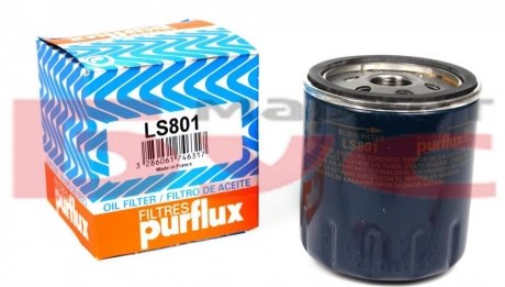 Фильтр масляный Ford Fiesta/Mondeo 1.8D/TD-00 Purflux LS801 (фото 1)