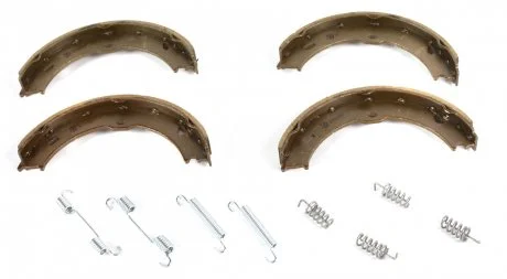 Колодки ручника MB Sprinter/VW Crafter 06- (180x25) (з пружинками) SOLGY 209051