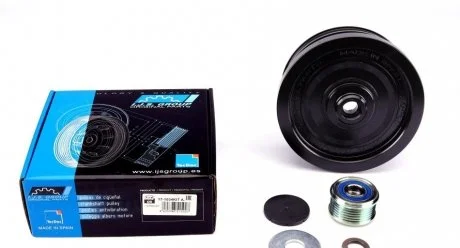 Шків колінвалу + шків генератора BMW 1/3/5/X3 2.0D 02- (4PK+6PK) IJS GROUP 17-1034KIT A