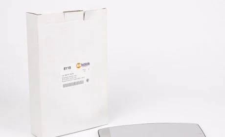 Скло дзеркала (з підігрівом) MB Sprinter 06- (L) (верхнє) (круглий кріпеж) (8118) AUTOTECHTEILE 100 8118