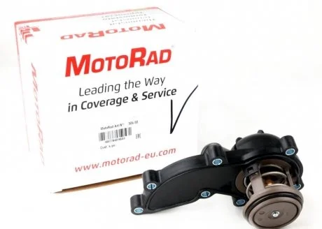 Термостат системи охолодження (88°C, в корпусі) AUDI A4 B7, A4 B8, A5, A6 ALLROAD C6, A6 C6, A6 C7, A7, A8 D3, Q5 2.4/2.8/3.2 05.04-09.18 MOTORAD 506-88K