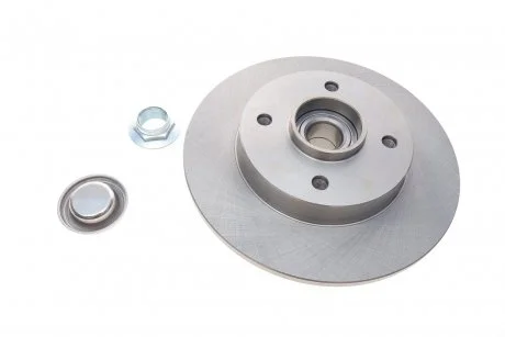 Диск гальмівний (задній) Citroen C4/Peugeot 207/307 05- (249х9) (+ABS) (з підшипником) (d=30) SOLGY 208025