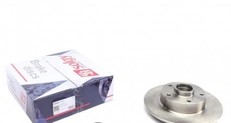 Диск гальмівний (задній) Renault Megane III/Scenic III 08- (260x8) (+ABS) (з підшипником) SOLGY 208035