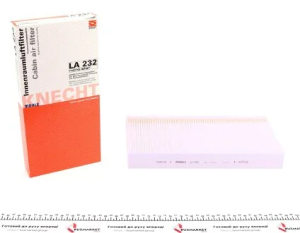 Фільтр салону Citroen C5/C6/Peugeot 407 04- MAHLE / KNECHT LA 232