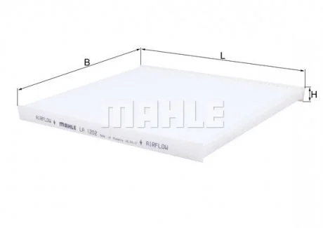 Фільтр, повітря у внутрішній простір KNECHT MAHLE / KNECHT LA 1202